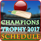 Champions Trophy 2017 Schedule ไอคอน