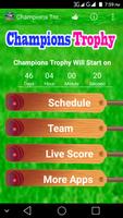 Champions Trophy 2017 Schedule الملصق