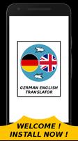 Poster German English Translator With Text & Audio Sound