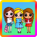 how to draw school girls APK