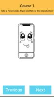 How to draw cute phone capture d'écran 3