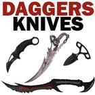 Sharp Dagger, Knives, Swords & Axe Collection 2017 icône
