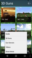 3D Guns Mod for Minecraft Pro! Ekran Görüntüsü 3