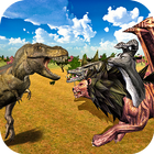 Lion Chimera Dragon vs Wild Dinosaur icône