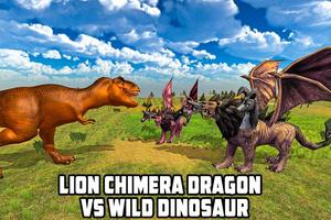 Lion Chimera Dragon vs Wild Dinosaur screenshot 2