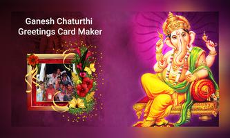 Ganesh Chaturthi Greetings Card Maker Plakat
