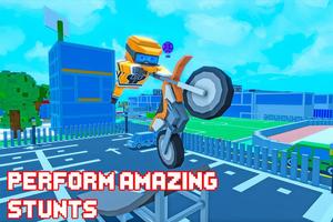 Moto Bike Taxi Drive: Craft Edition screenshot 2