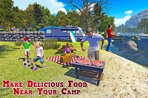Virtual Happy Family: Holiday Camping Affiche