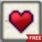 8-Bit Hearts 3D Live Wallpaper icono