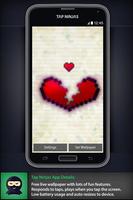 8-Bit Hearts 3D Live Wallpaper постер