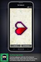 8-Bit Hearts 3D Live Wallpaper captura de pantalla 1