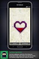 8-Bit Hearts 3D Live Wallpaper captura de pantalla 2