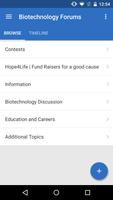 Biotechnology Forums Poster