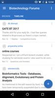 Biotechnology Forums captura de pantalla 2
