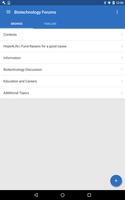 Biotechnology Forums captura de pantalla 3