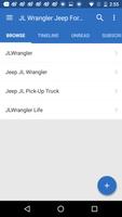 JL Forum-for Jeep Wrangler Affiche