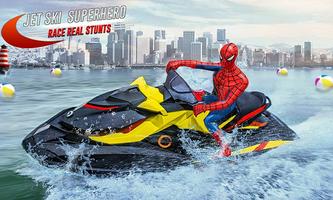 Jet Ski Superheroes Race Real Stunts ảnh chụp màn hình 1