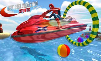 Jet Ski Superheroes Race Real Stunts ảnh chụp màn hình 2