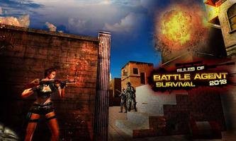 Regras da batalha Agent Survival 2018 Cartaz