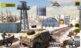 Caminhão do Exército dos EUA Carga 3D Simulator imagem de tela 2