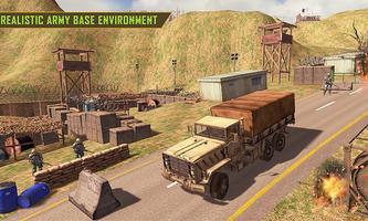 US Army Truck Cargo 3D Simulator capture d'écran 3