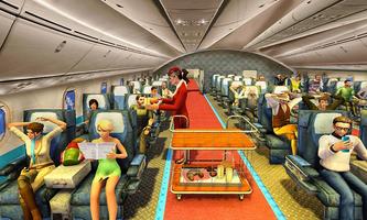 Virtual Air Hostess: Attendant Modern Simulator 3D imagem de tela 1