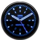 DEEP BLUE Designer Clock Widge APK