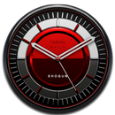 SHOGUN red Designer Clock Widg APK
