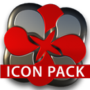 SHOGUN HD Icon Pack red APK