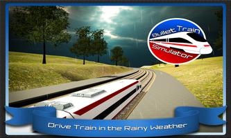 Speed Bullet Train Drive 3D imagem de tela 1