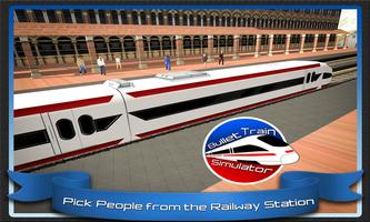 Speed Bullet Train Drive 3D imagem de tela 2