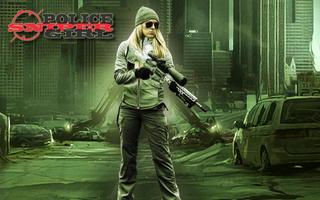 Police Sniper Girl 3D Affiche