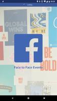 Facebook Face to Face Events Cartaz