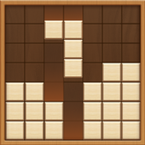 Puzzle Block Wood ไอคอน
