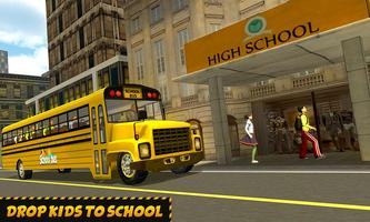 NY City School Bus 2017 Plakat