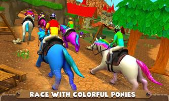 Speedy Pony : Racing Game پوسٹر