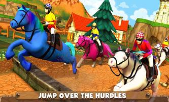 Speedy Pony : Racing Game اسکرین شاٹ 1