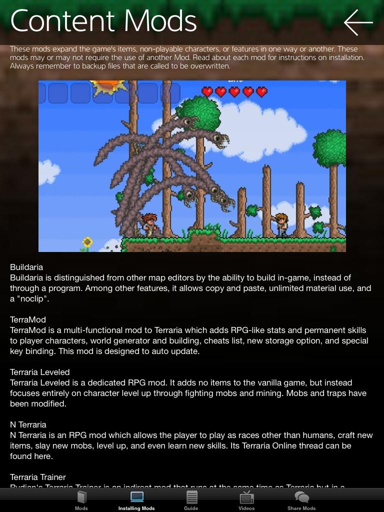 Android 用の Mods For Terraria Pro Guide Apk をダウンロード