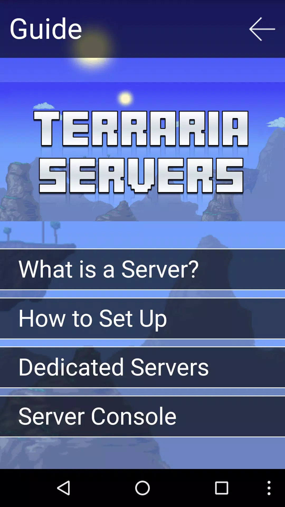 Servers for Terraria - Guide APK for Android Download