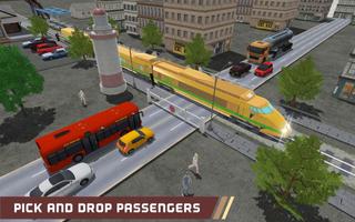Train Simulation Free Ride 3D: train games Affiche