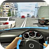 Traffic Car Racer Simulator 3d icône