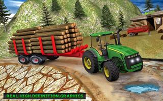 Tractor simulator farmer transport game screenshot 2