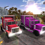 Uphill Euro Truck Driver 3d: Jeux de camions réels icône
