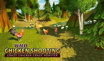 चिकन खेत में चिकन शूटर: चिकन श पोस्टर