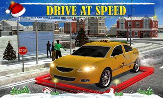 Christmas Taxi Duty 3D capture d'écran 2