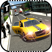Modern Taxi Driving 3D icon Modern Taxi Driving 3D icon