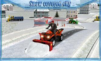 Snow Blower Truck Simulator 3D 海报