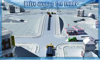 Snow Blower Truck Simulator 3D تصوير الشاشة 1