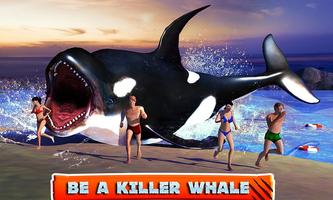 Killer Whale Beach Attack 3D Plakat