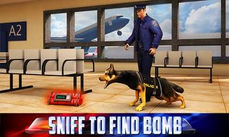Airport Police Dog Duty Sim Affiche